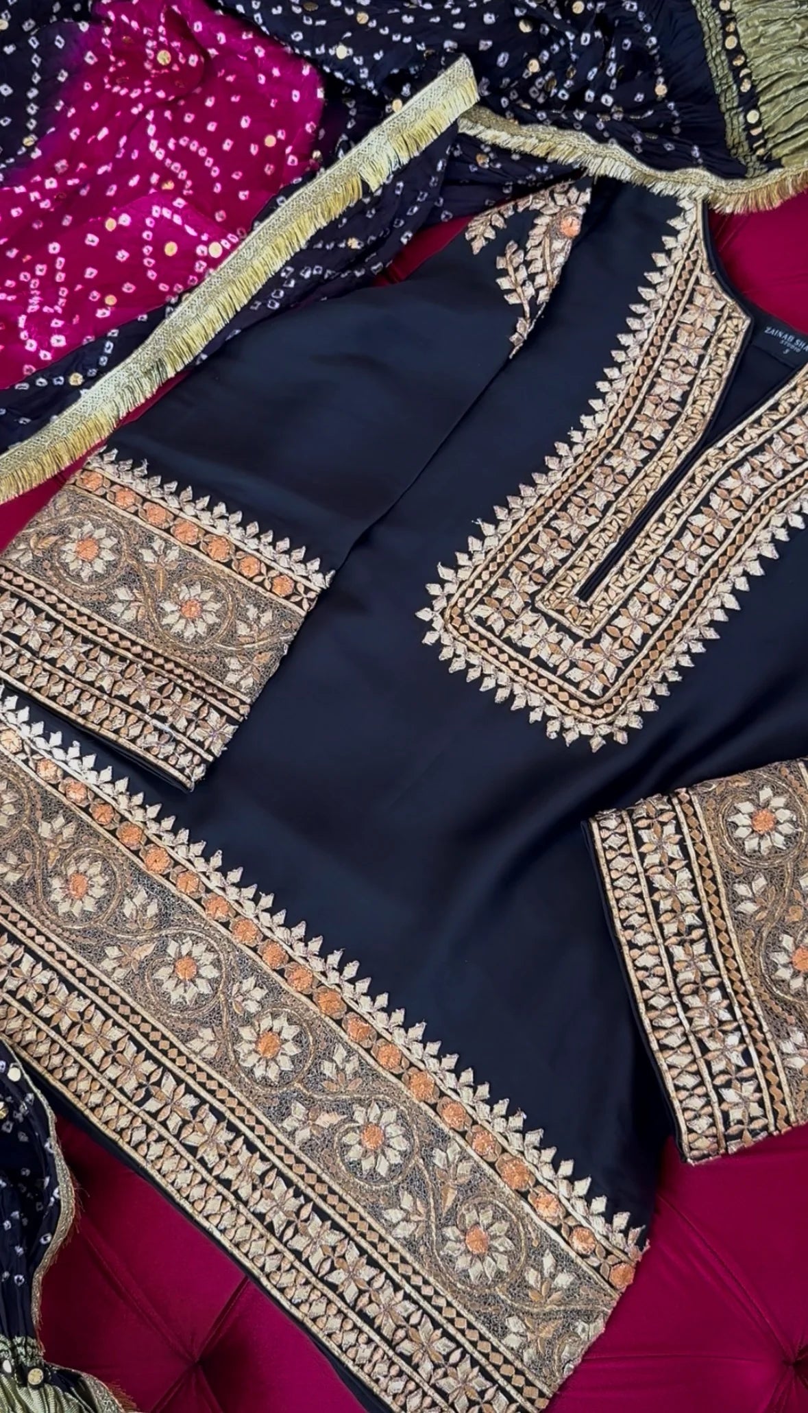 The Gotta Set- Black | Zainab Shamsi Studio