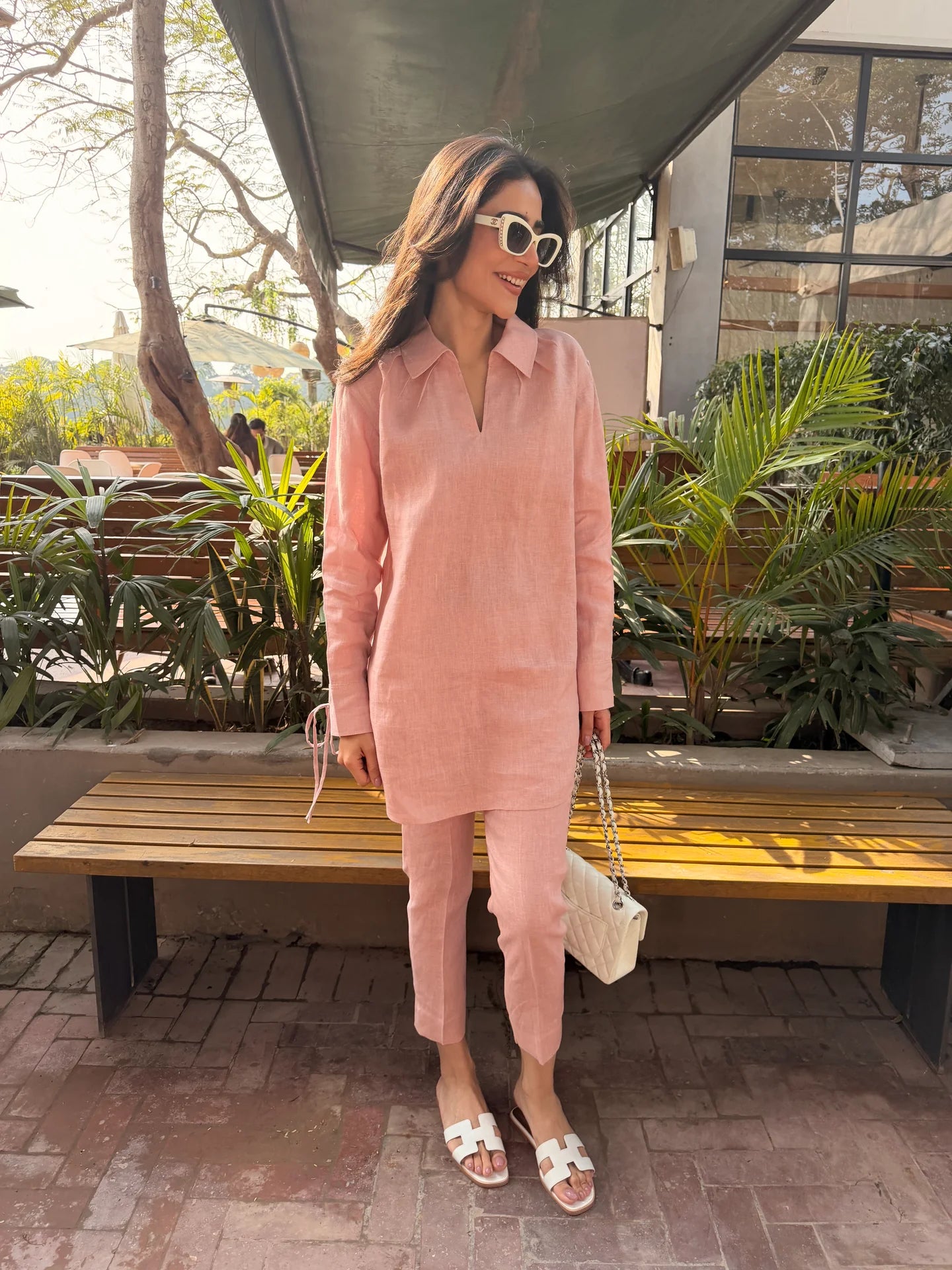 Light Pink Bow Set | Sak Atelier