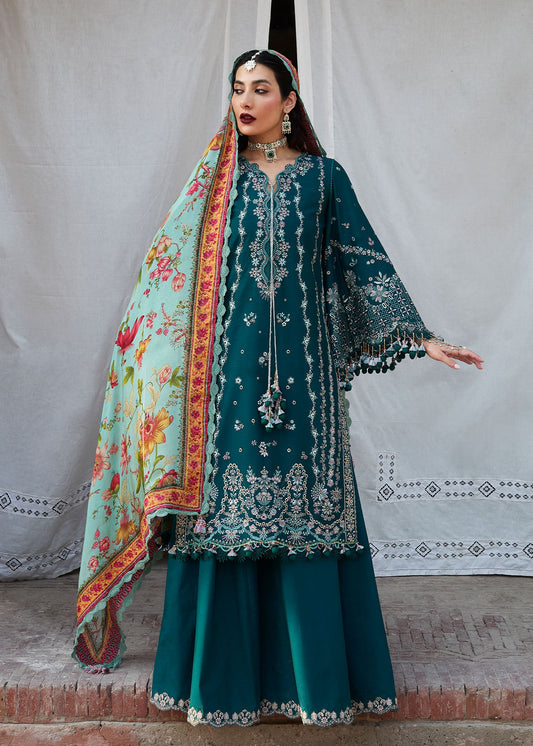 Saher | Hussain Rehar Luxury Lawn’25