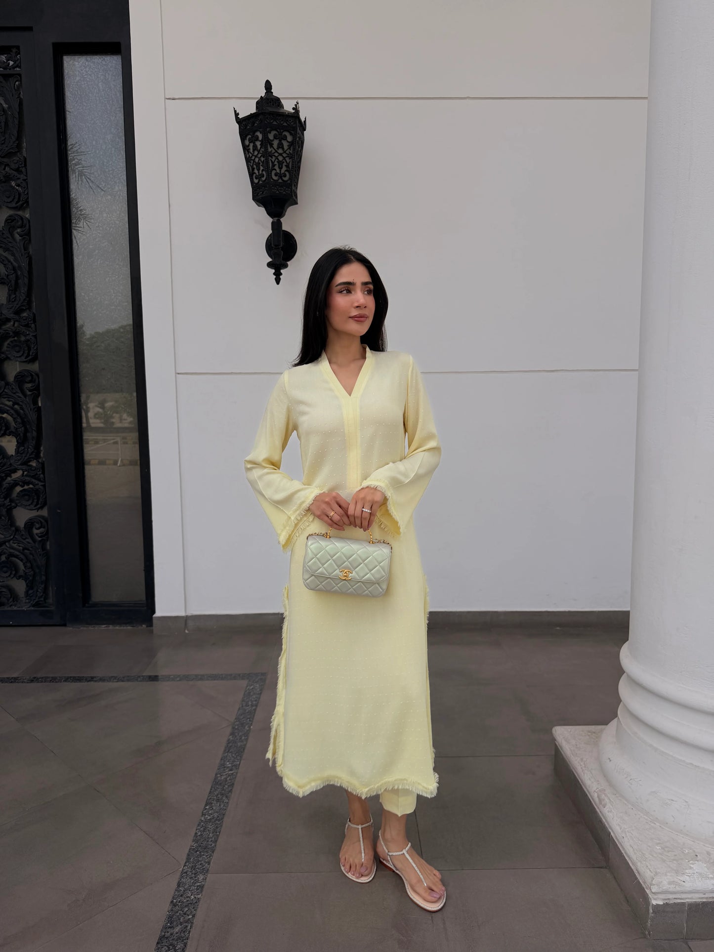 LEMON SWISS VOILE SABLE SET  | Sak Atelier