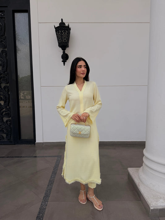 LEMON SWISS VOILE SABLE SET  | Sak Atelier