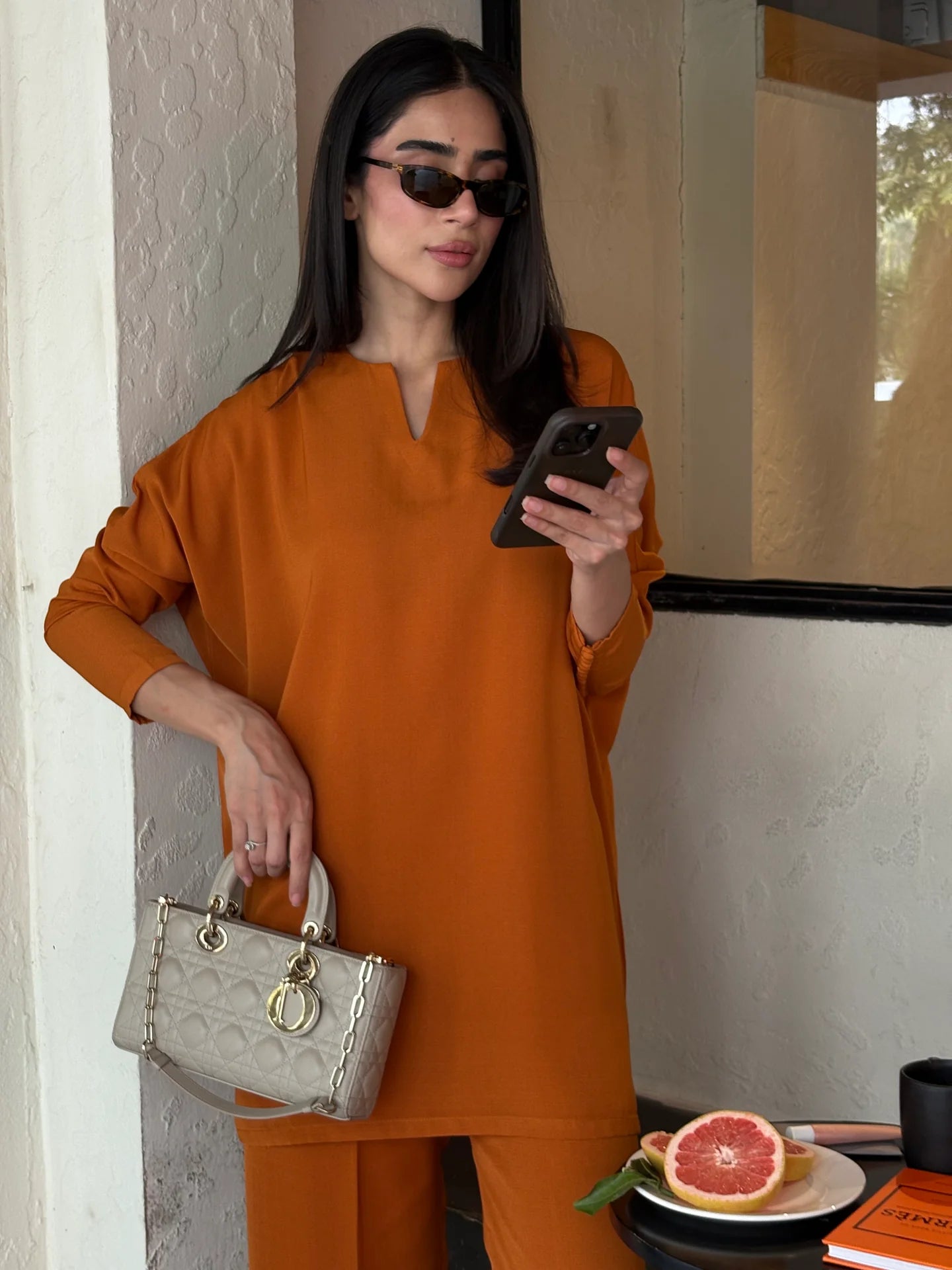 Burnt Orange Gabby Set | SAK ATELIER