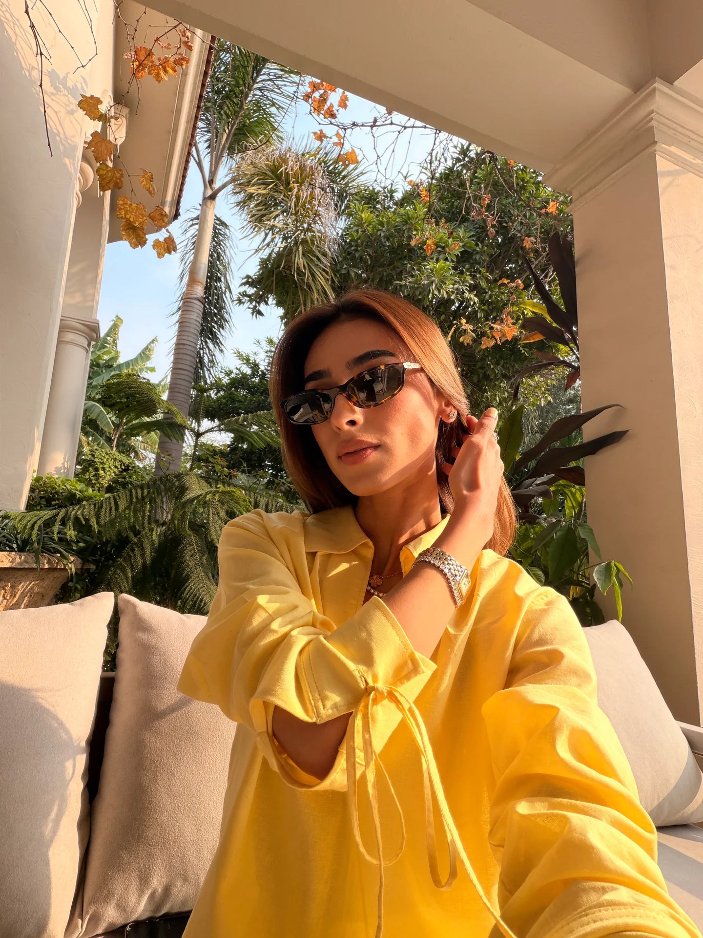 Yellow Bow Set | Sak Atelier