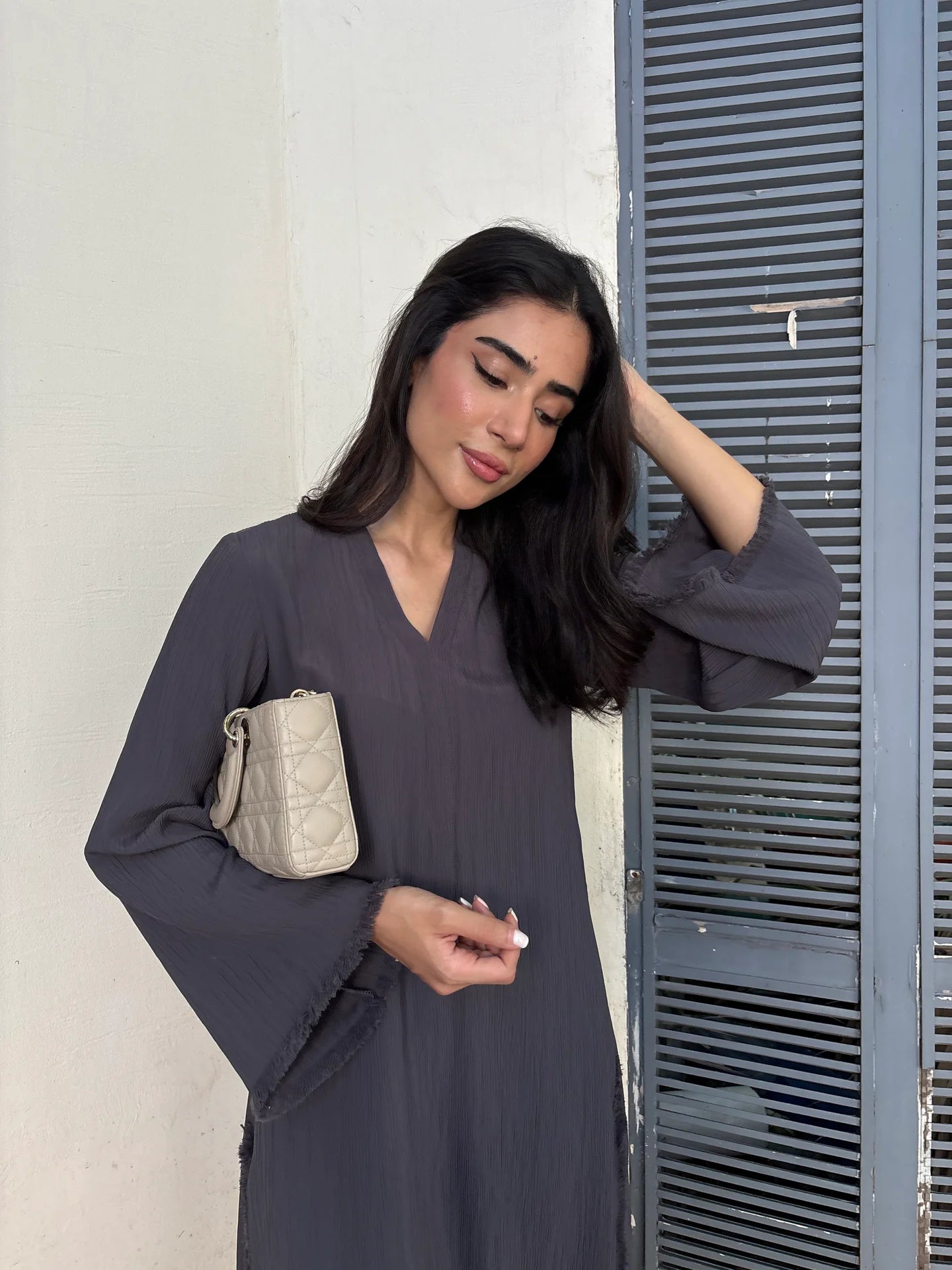 CHARCOAL DHAAGA SET | Sak Atelier