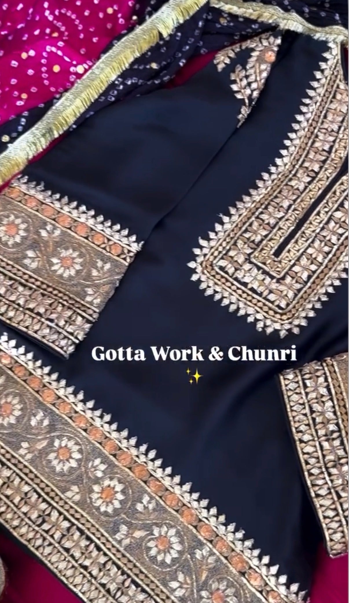 The Gotta Set- Black | Zainab Shamsi Studio