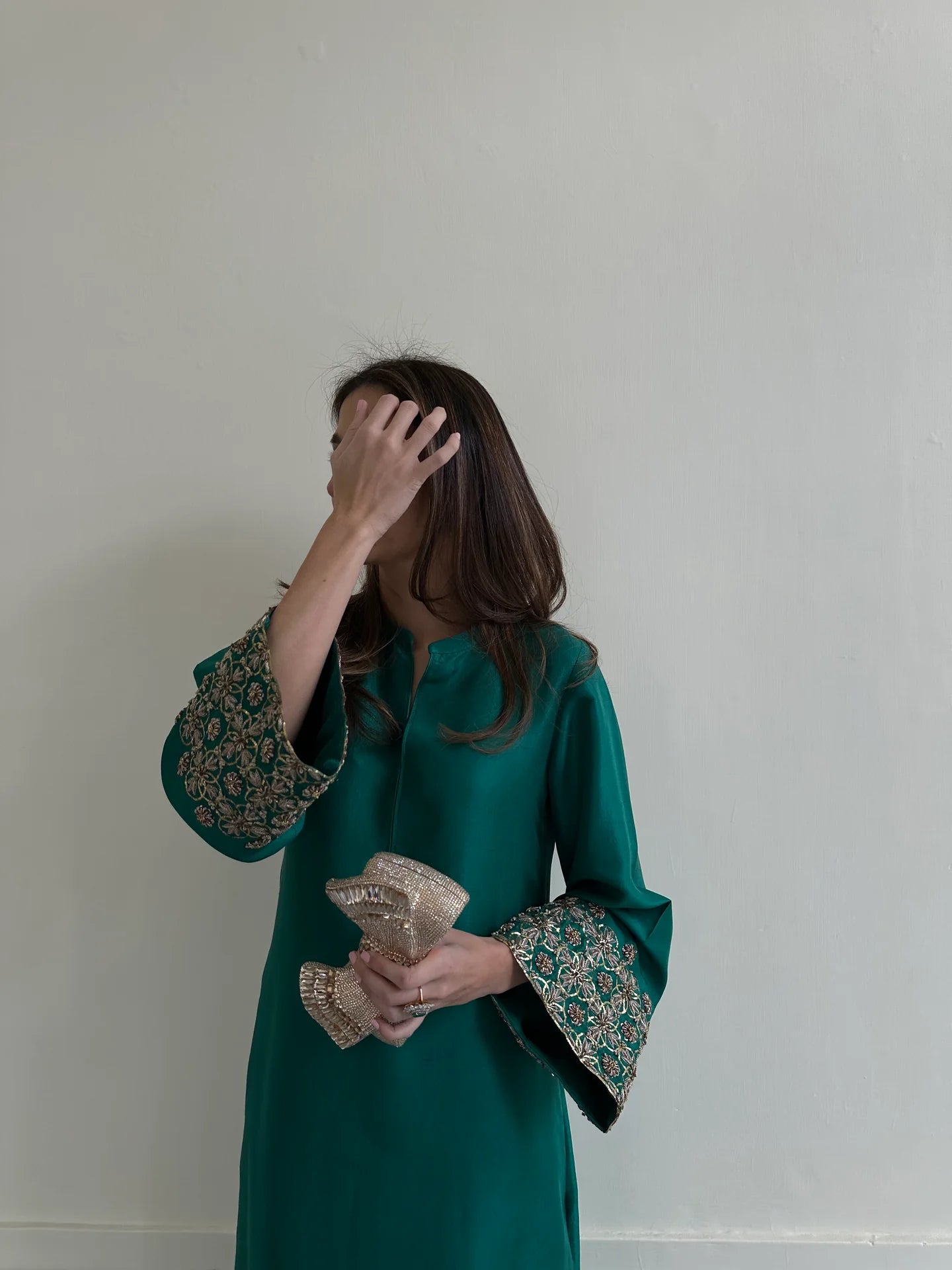VERDE SILK FORMAL | SAK ATELIER