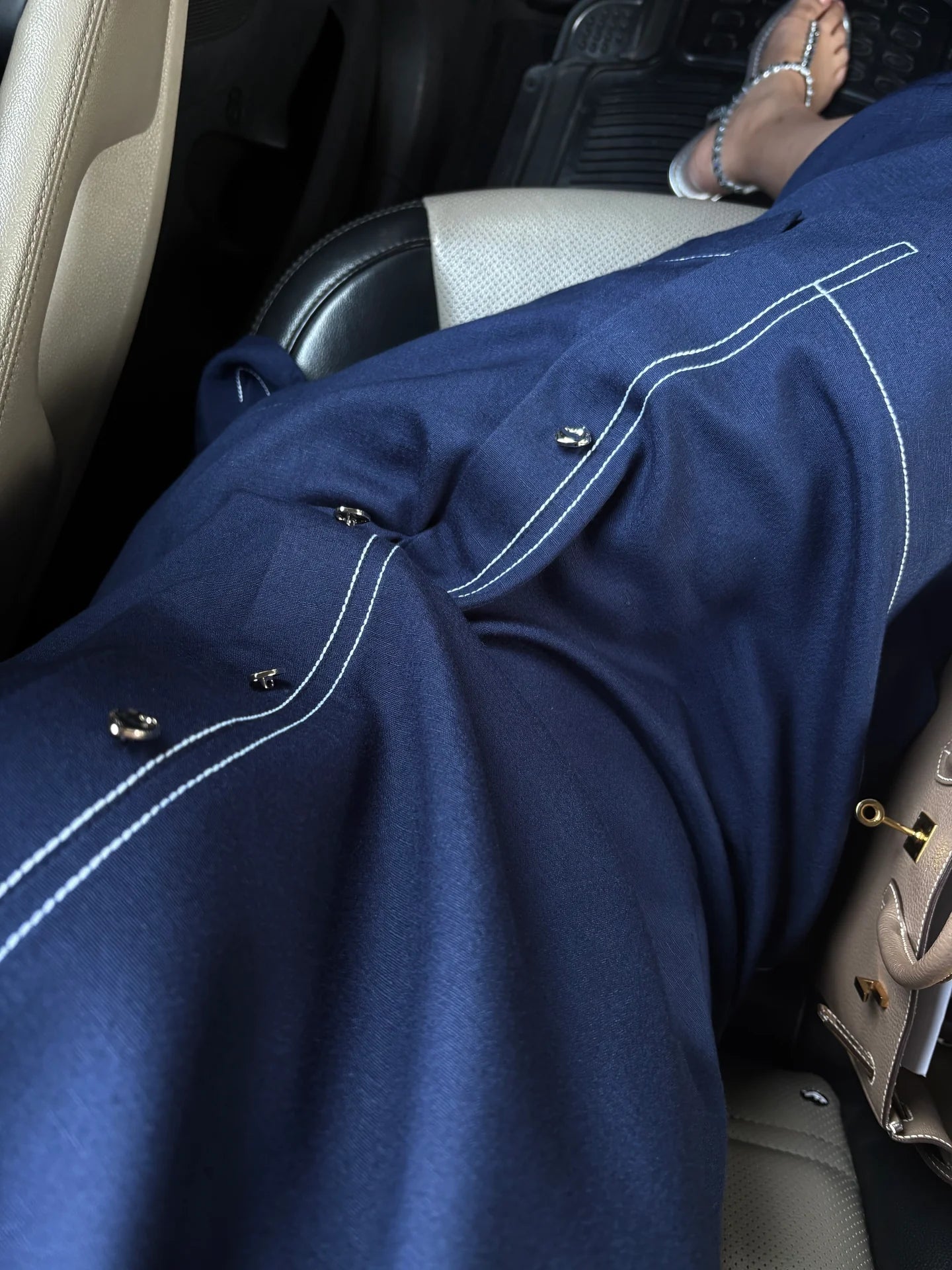 Navy Claudia Set | SAK ATELIER