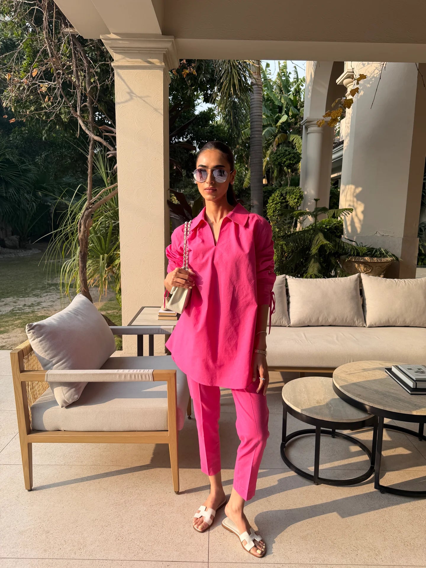 Hot Pink Bow Set | Sak Atelier