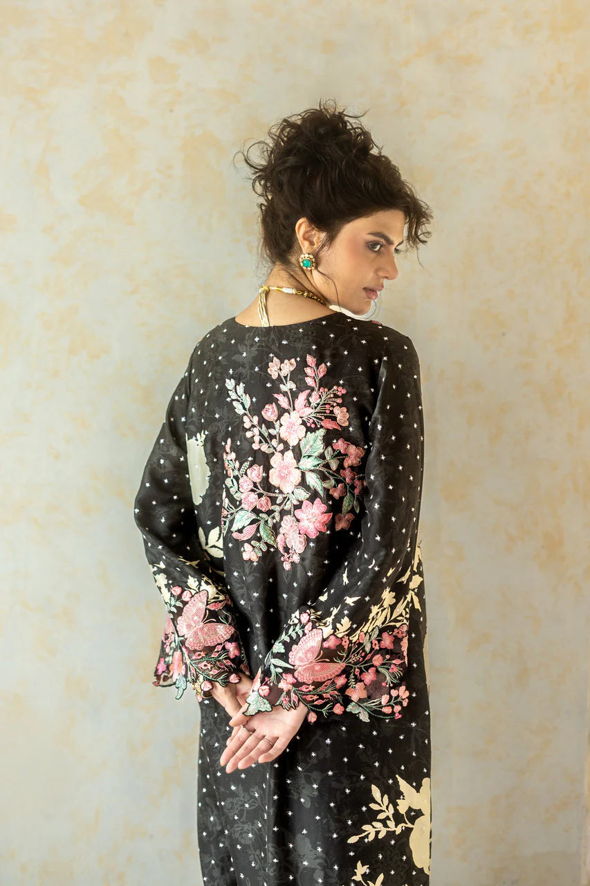 Black Charm Kaftan | Summer Edition '26 |  Zainab Chottani