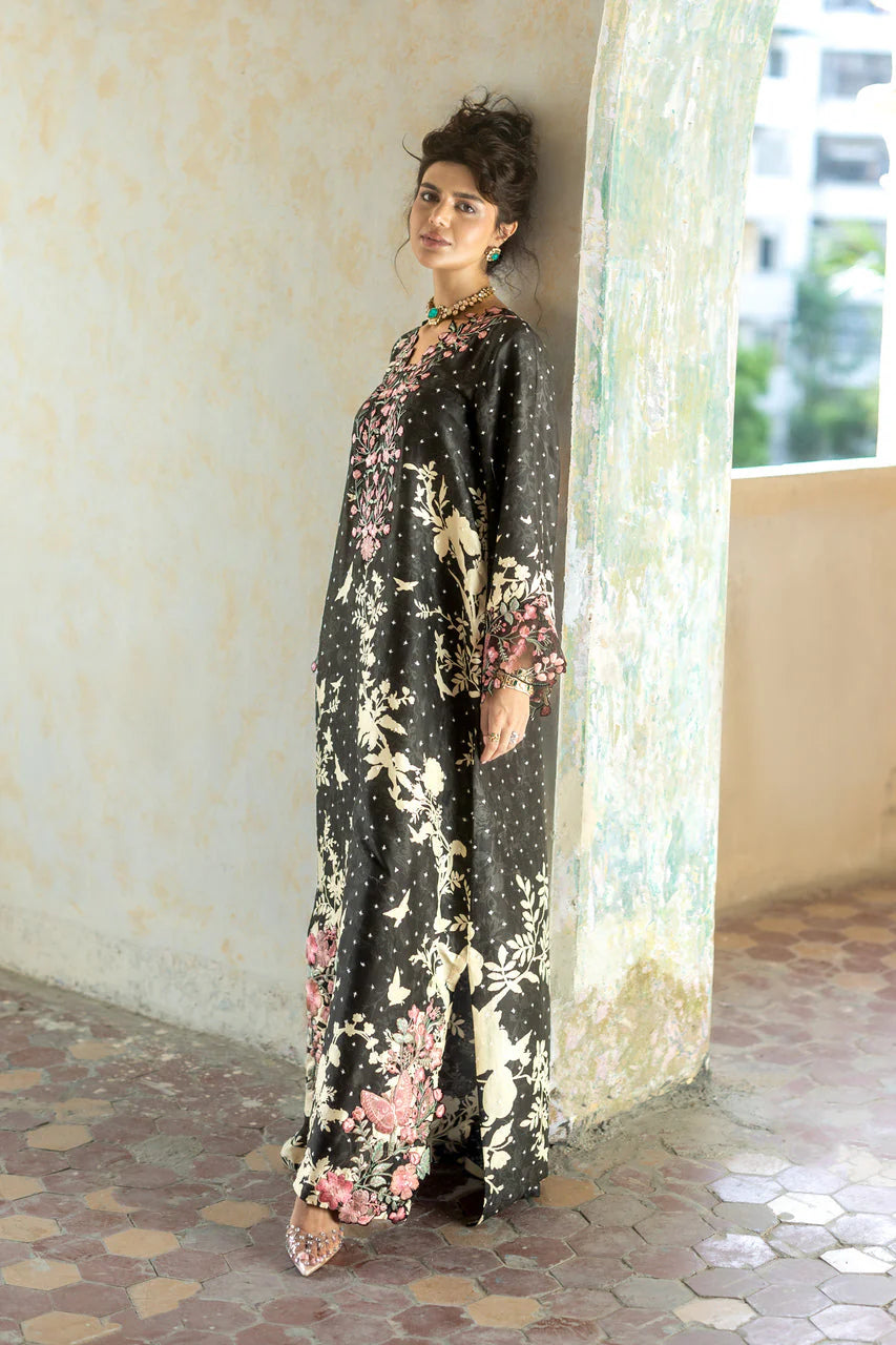 Black Charm Kaftan | Summer Edition '26 |  Zainab Chottani