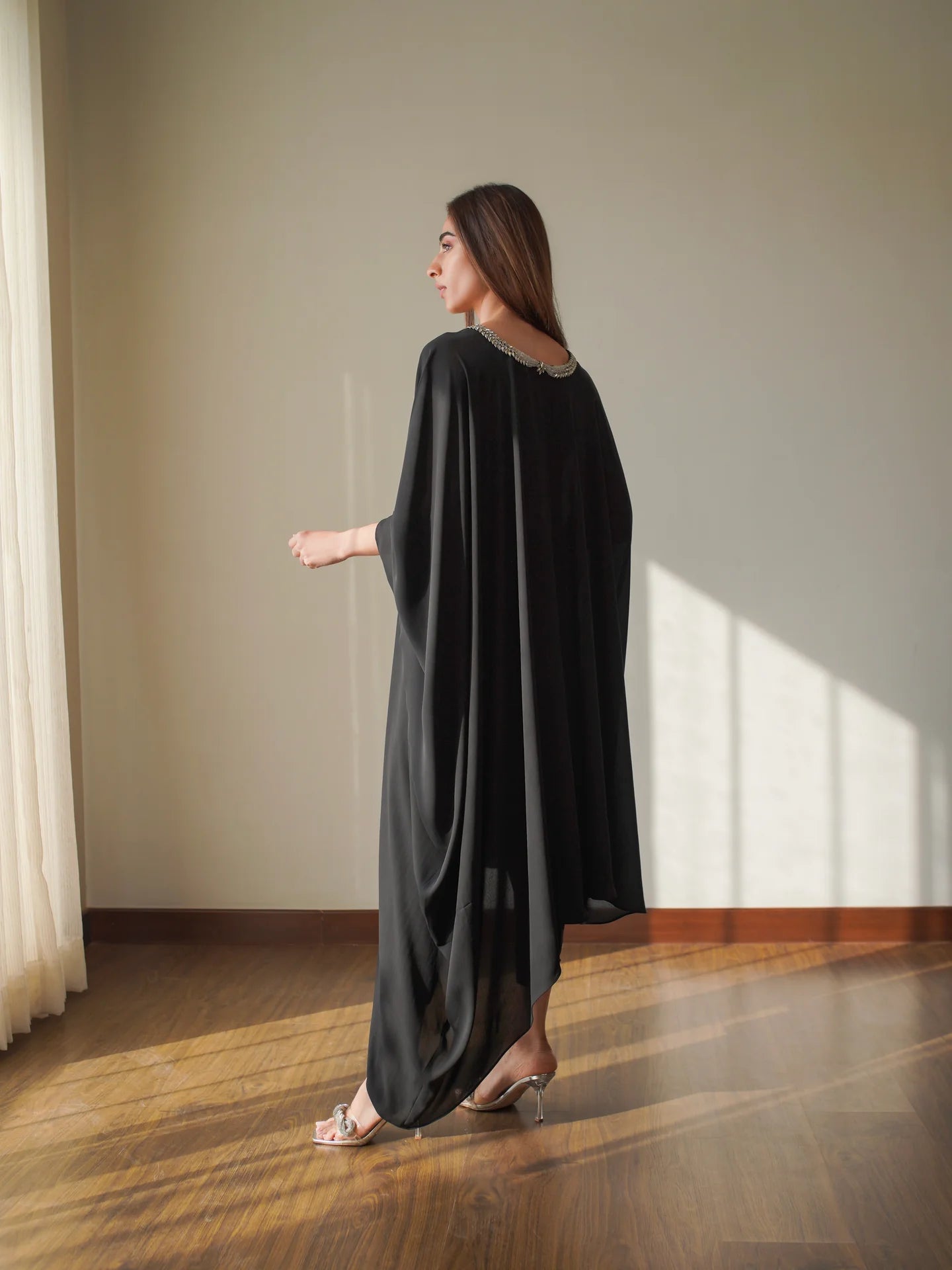 BLACK ZUMA KAFTAAN | SAK ATELIER