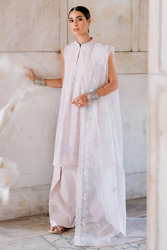 HUSHED MAUVE-3PC EMBROIDERED LAWN SUIT | Cross Stitch