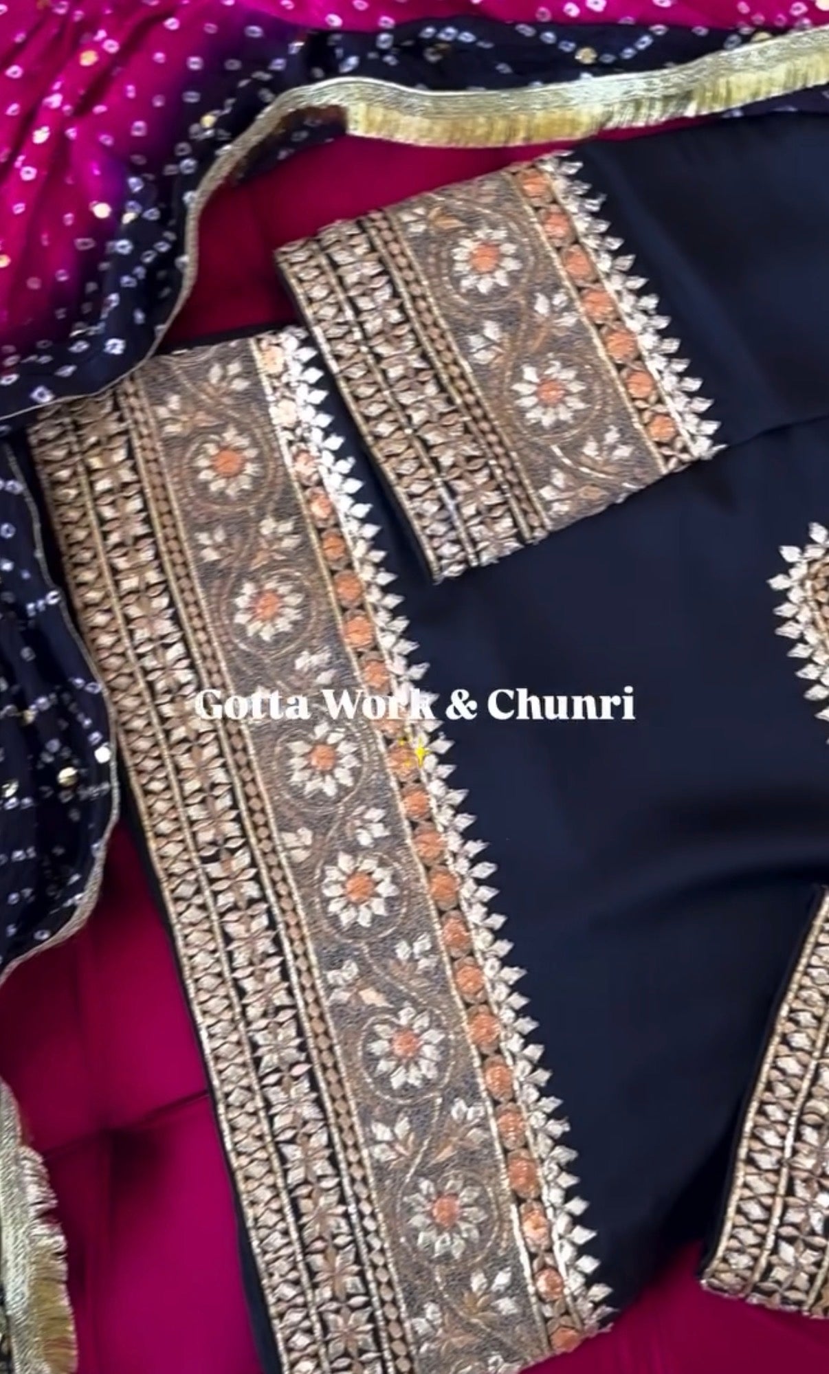 The Gotta Set- Black | Zainab Shamsi Studio