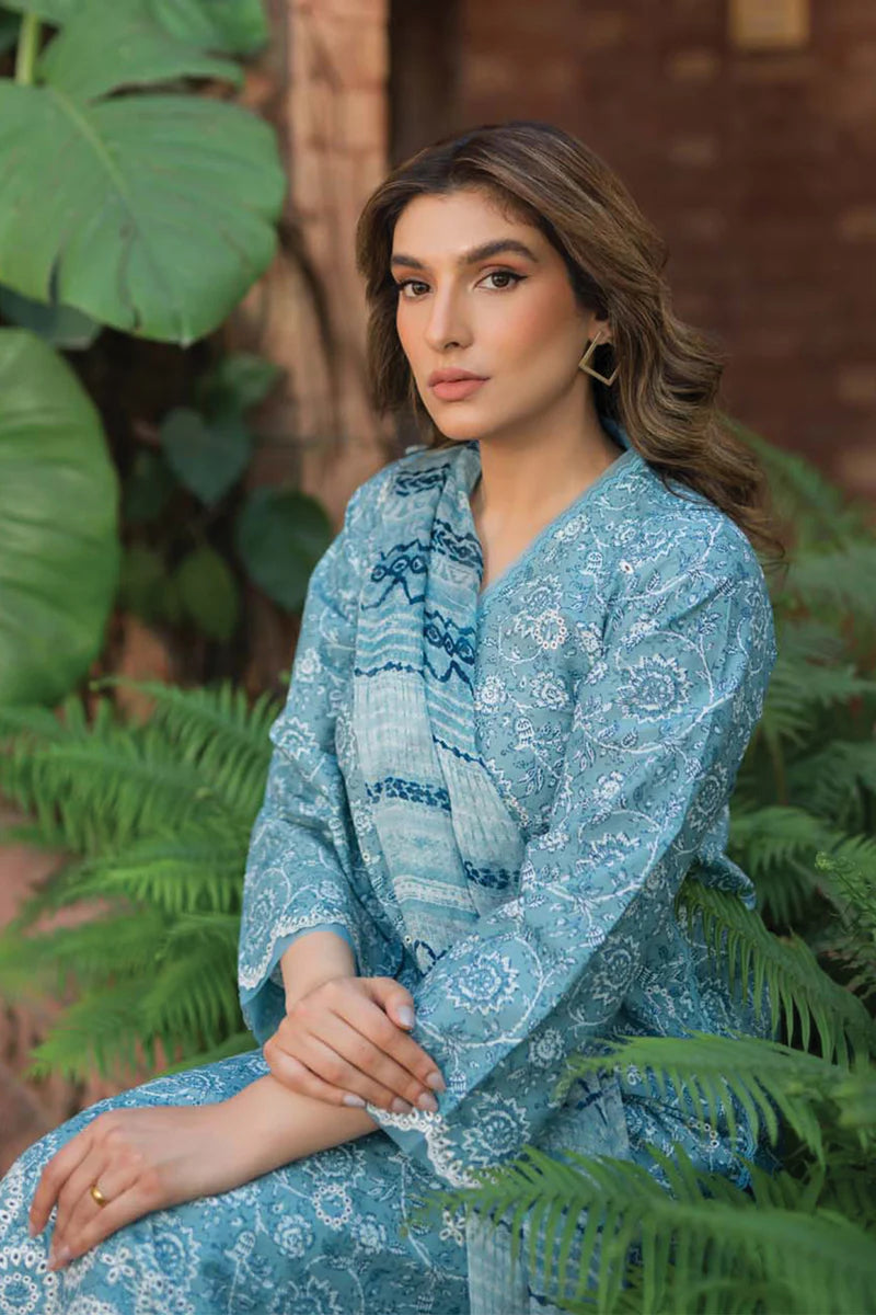 Sahar Unstitched Lawn | S24-EL-V2-02