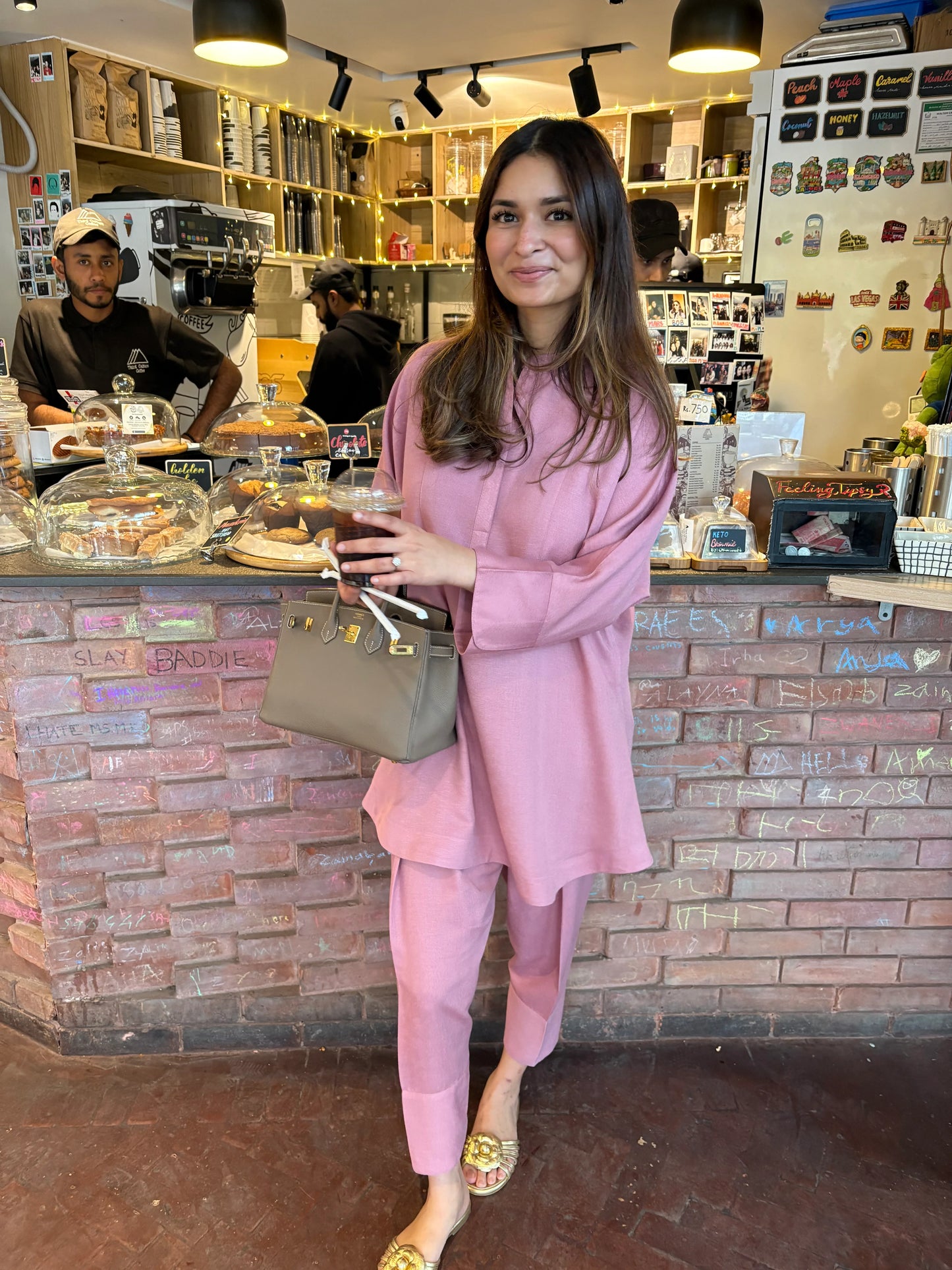 TEA PINK SKINNY SET | Sak Atelier