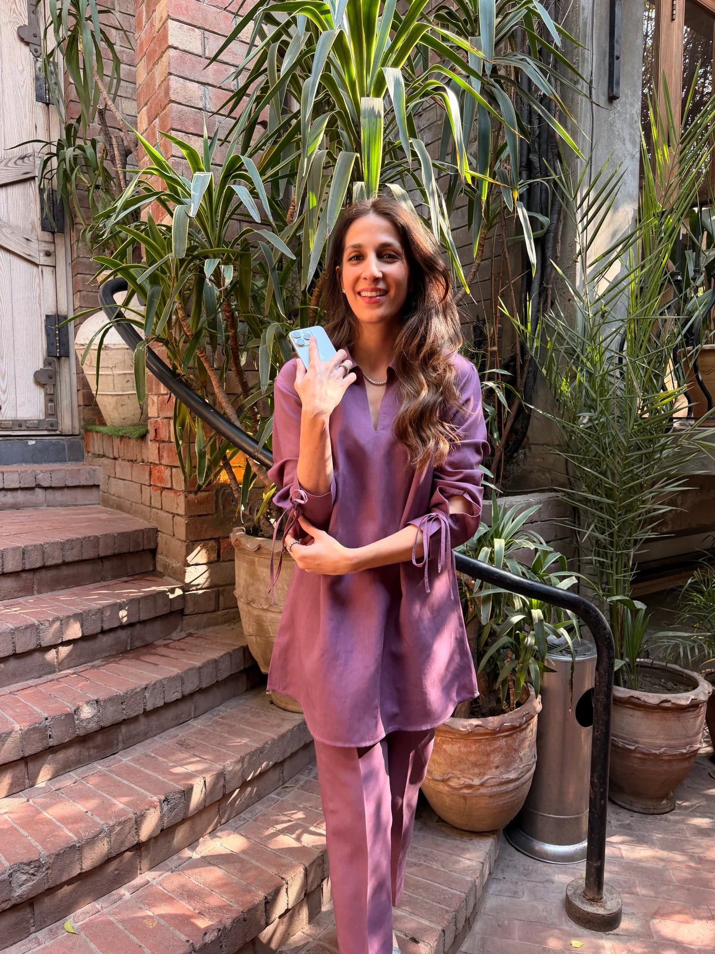 Purple Bow Set | Sak Atelier