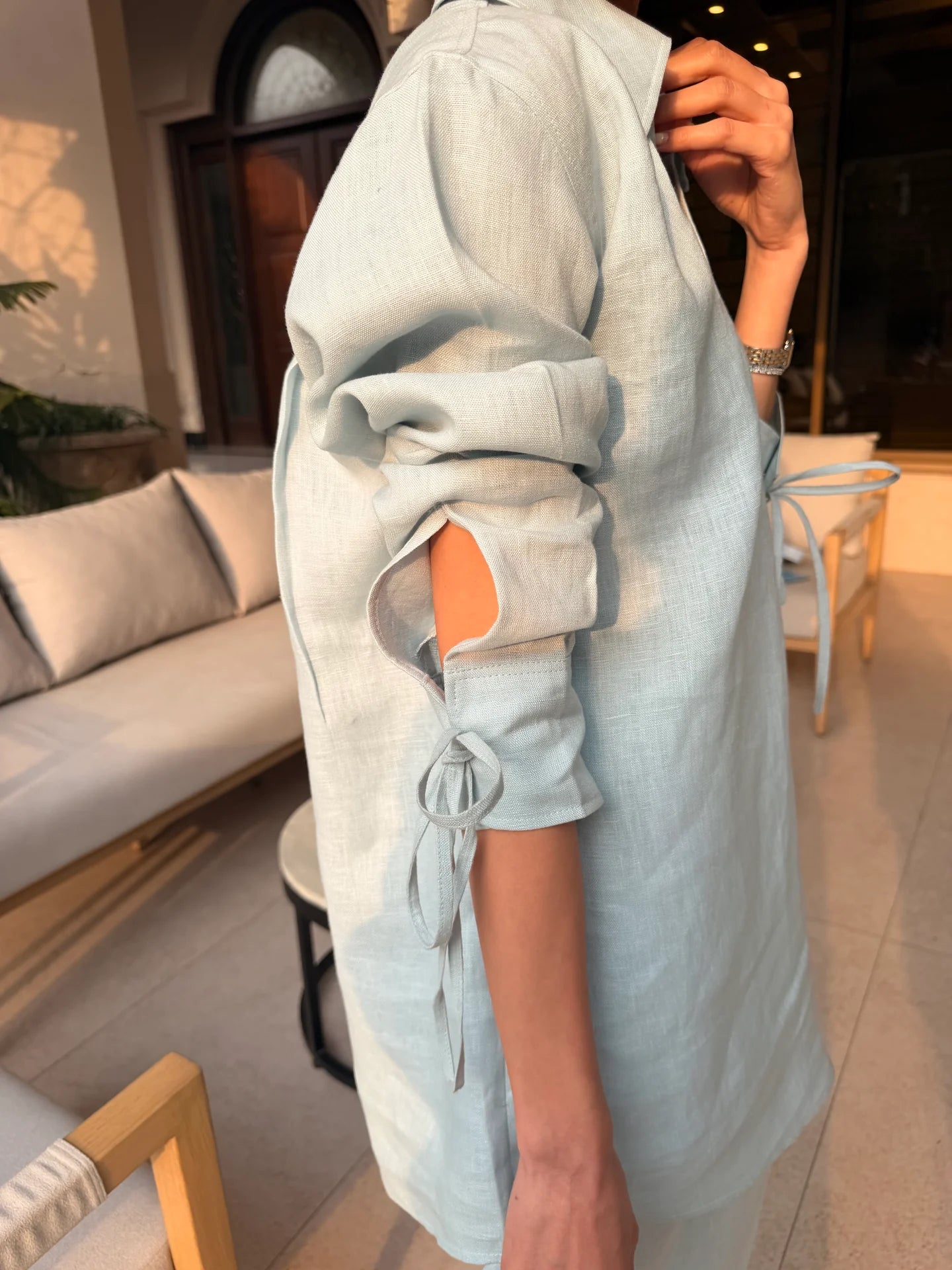 Blue Bow Set | Sak Atelier