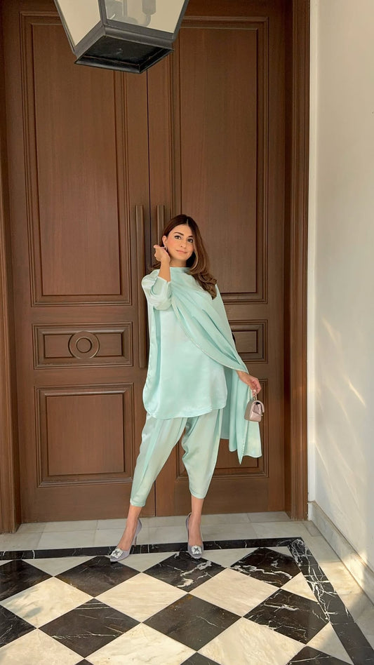 Bare Set In Turquoise | Luxe Edit | Bare By Zehra Saleem
