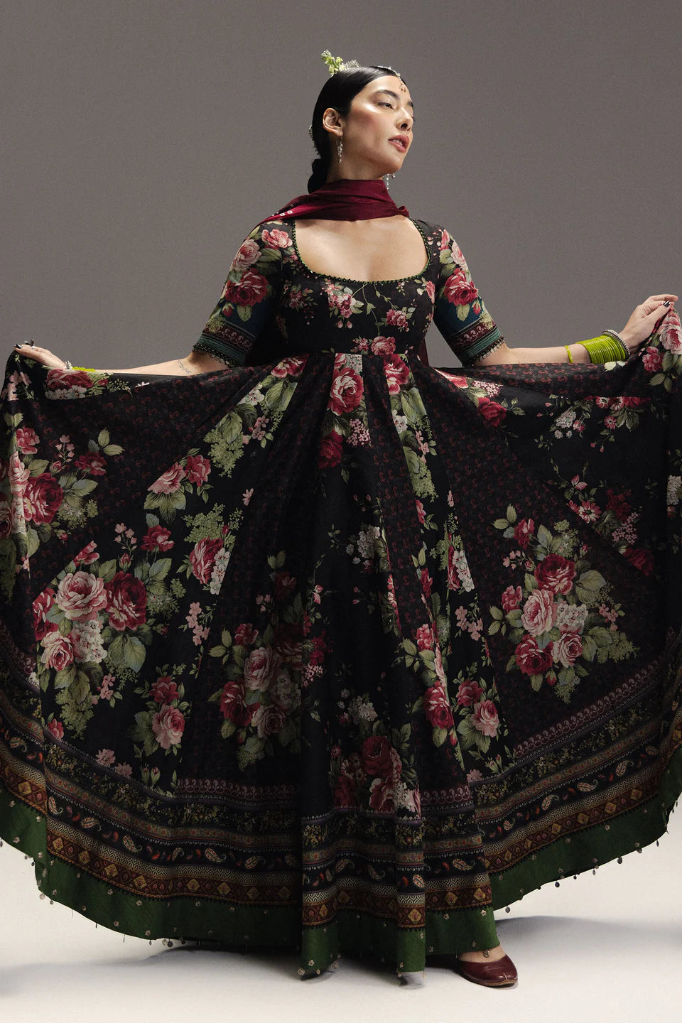 SHEHZADI-D5 | Zara Shahjahan Unstitched Anarkali’26