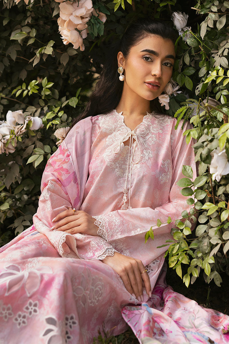 MEADOW MIST-3PC PRINTED LAWN SUIT | Cross Stitch