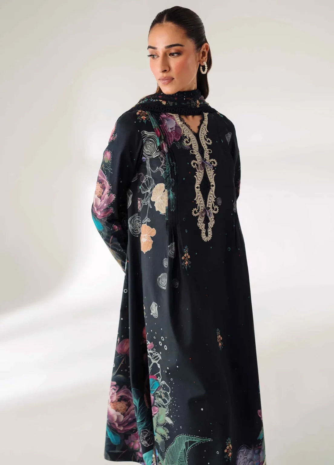 Aniqa | Qprints By Qalamkar Embroidered Lawn 2024