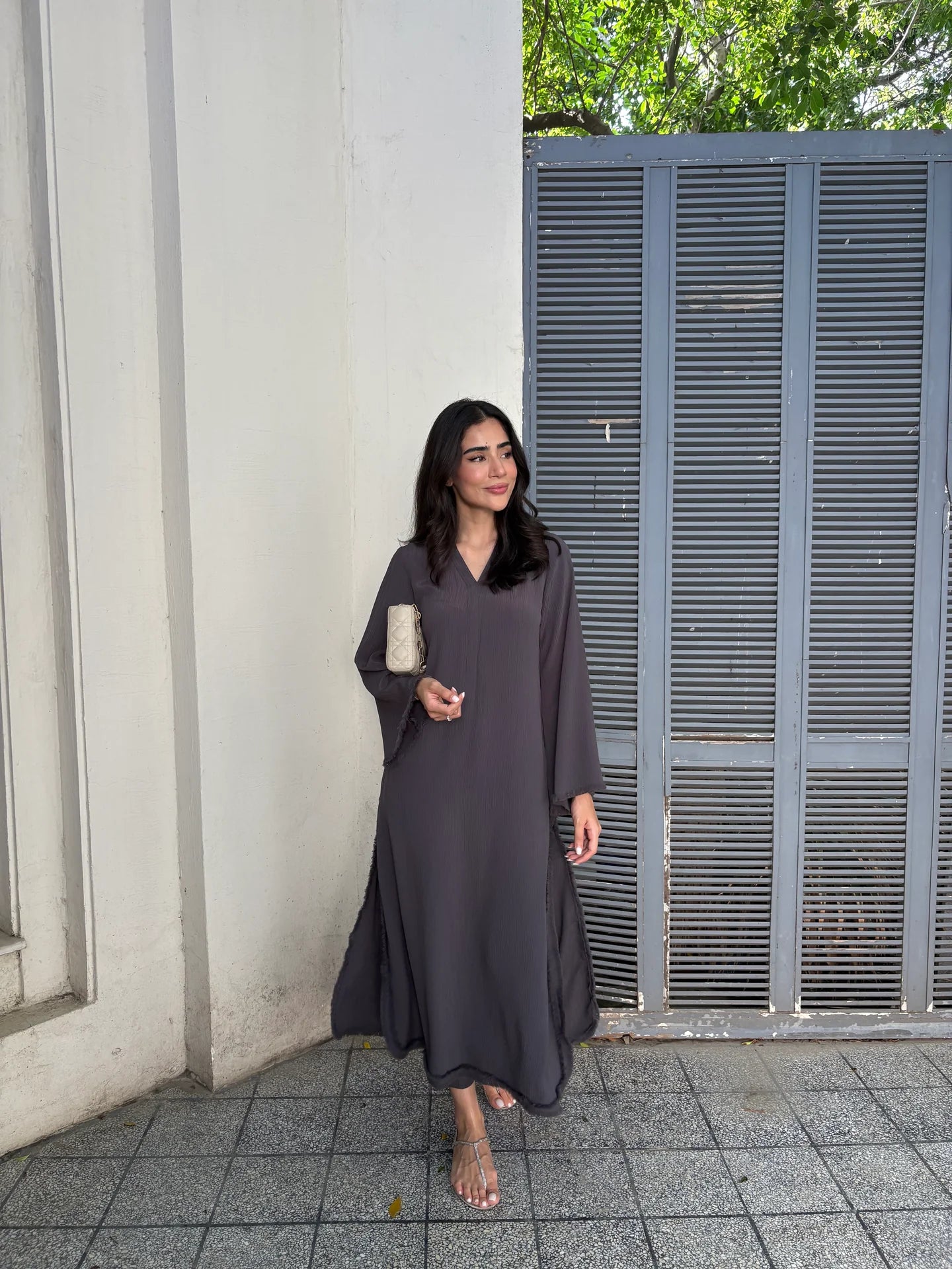 CHARCOAL DHAAGA SET | Sak Atelier