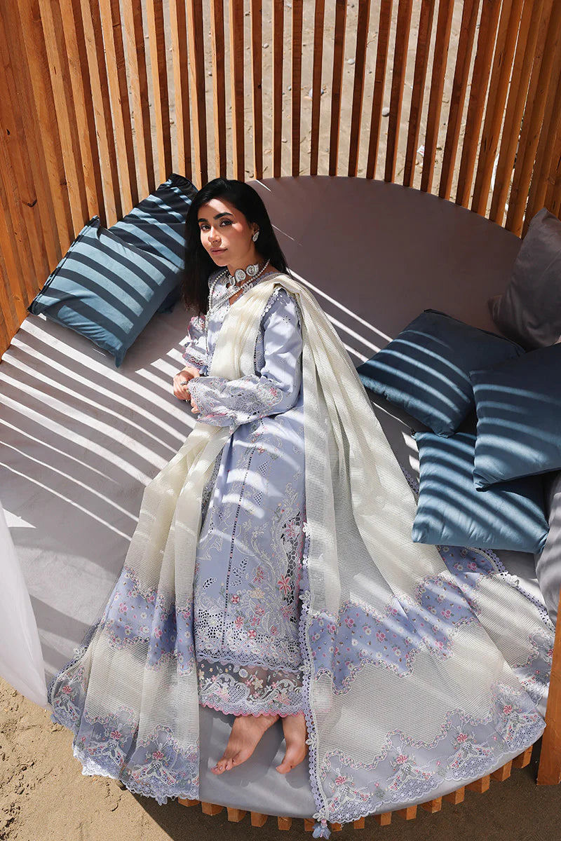 SA-08 ZAYNA | Qalamkar - Sahil Luxury Lawn’26