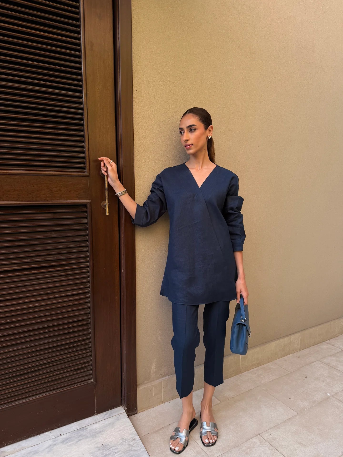 Navy Marco Set | Sak Atelier