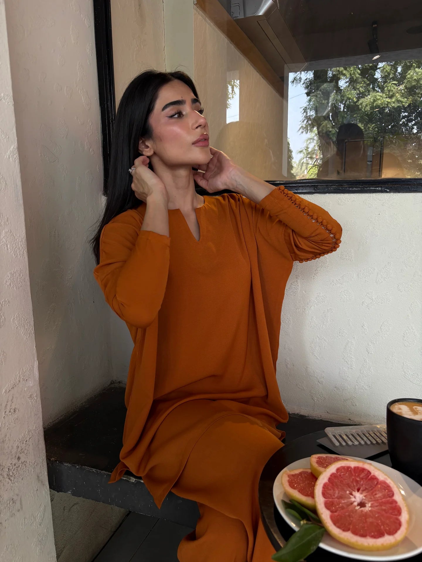 Burnt Orange Gabby Set | SAK ATELIER