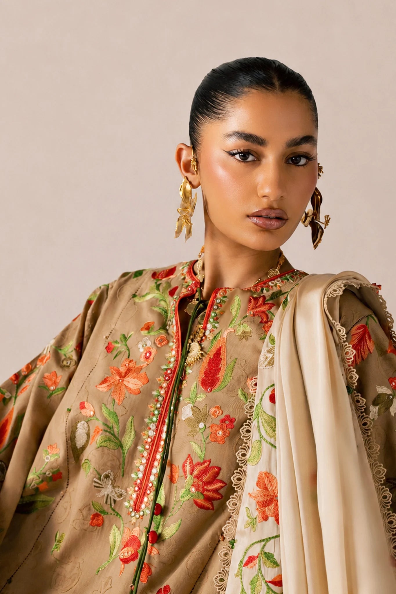 DEODAR (EL26-12 B ST) | STITCHED-ELAN LAWN'26 | ELAN