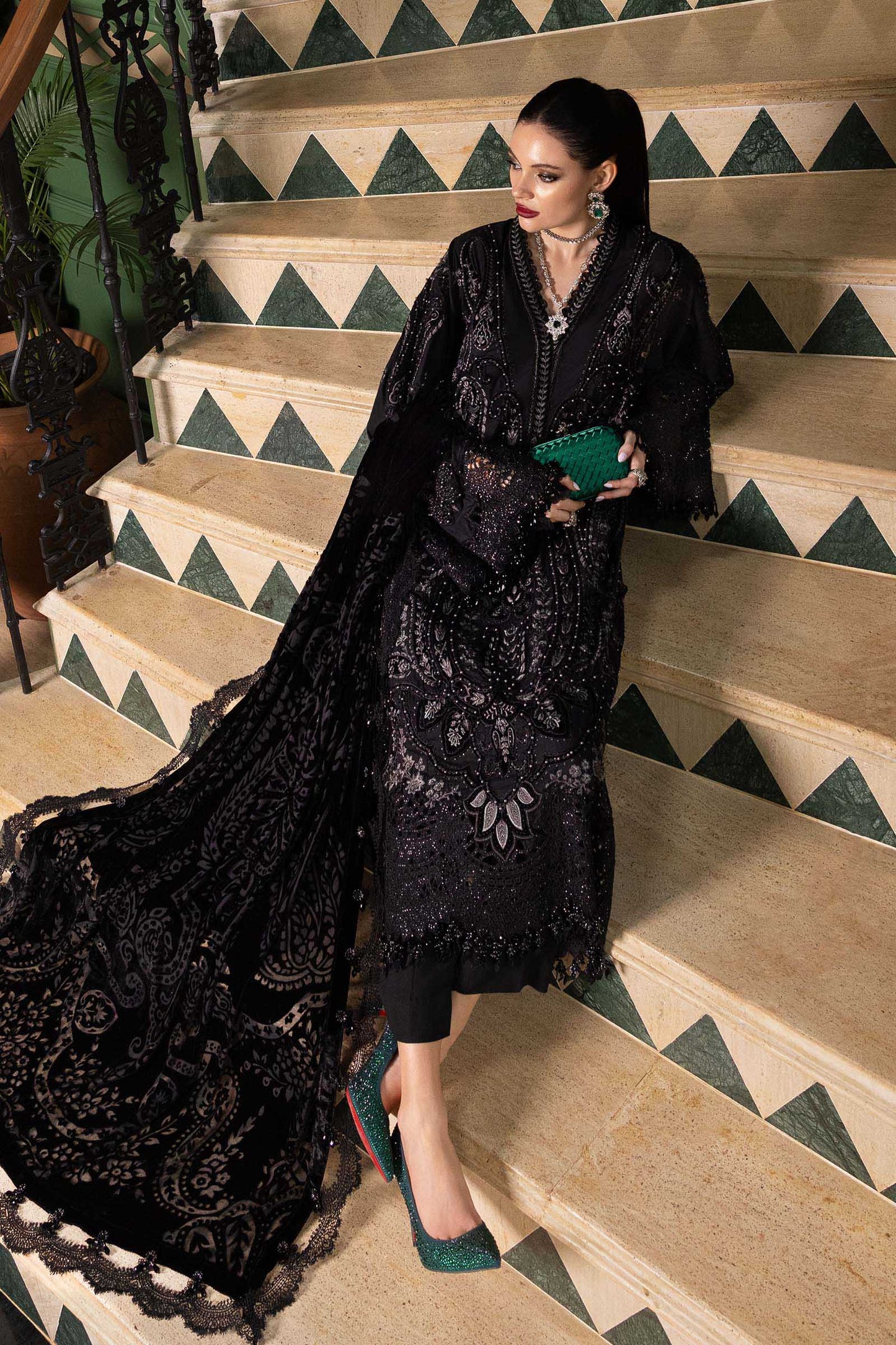 WL-1307-Black | Winter Luxe  | MARIA.B