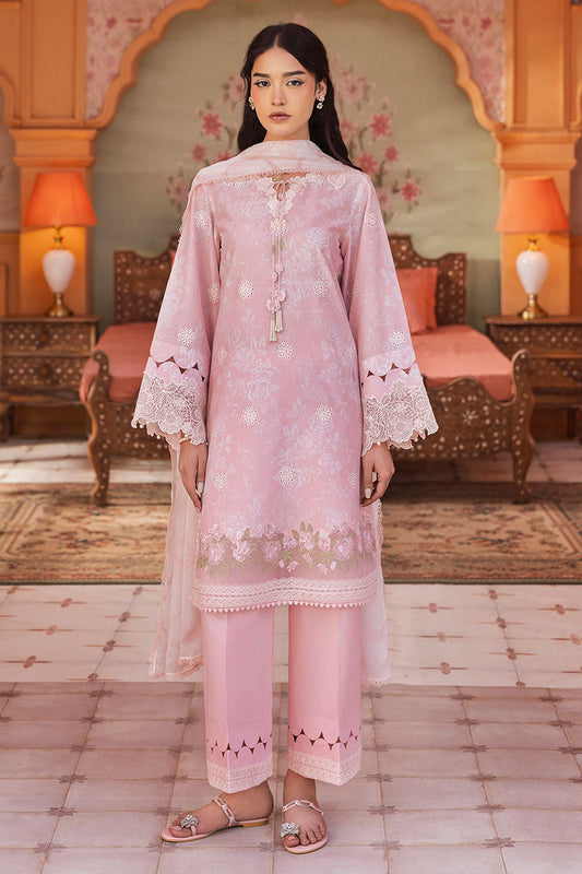 FLORAL TIE-3PC PRINTED LAWN SUIT | Cross Stitch