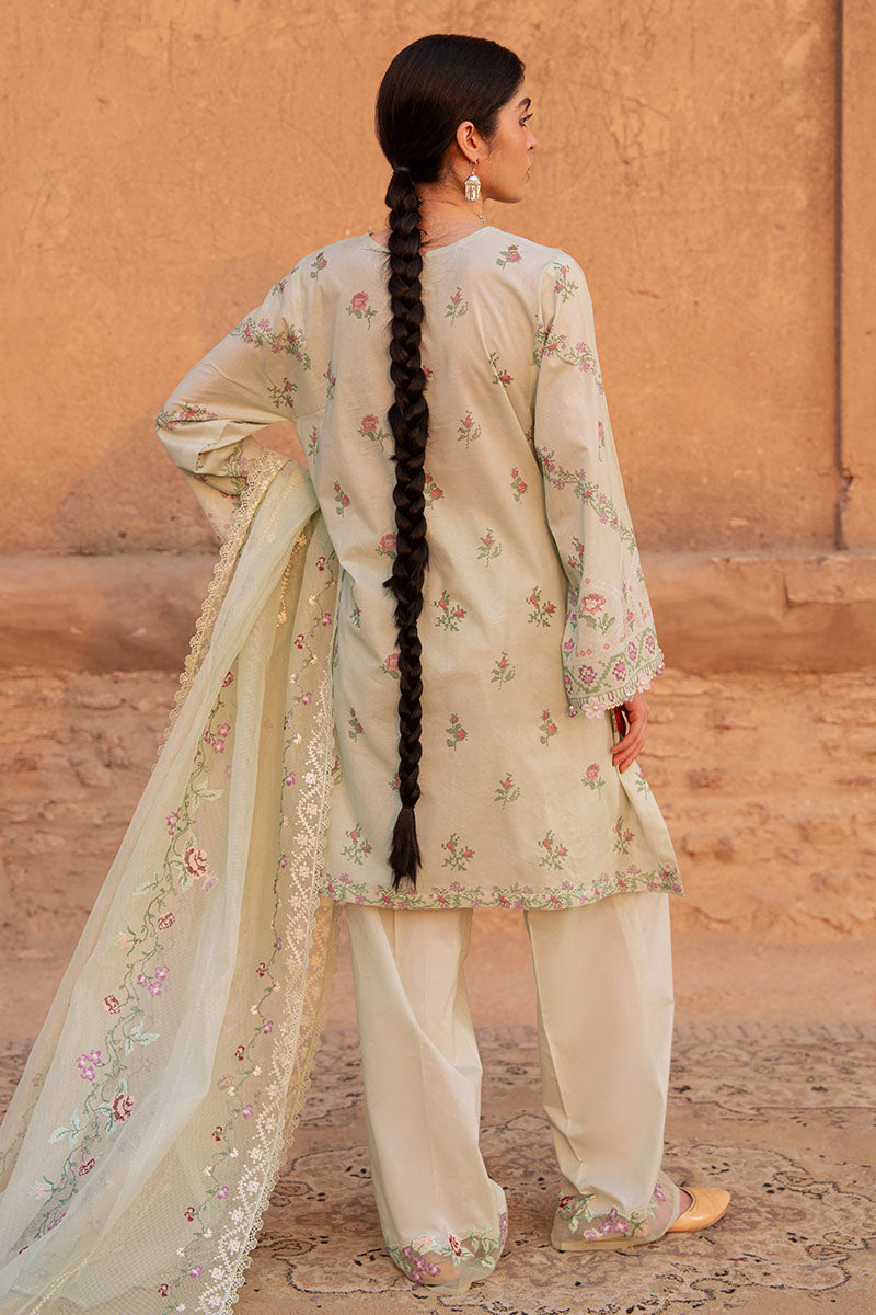 CITRINE AURA-3PC PRINTED LAWN SUIT | Cross Stitch