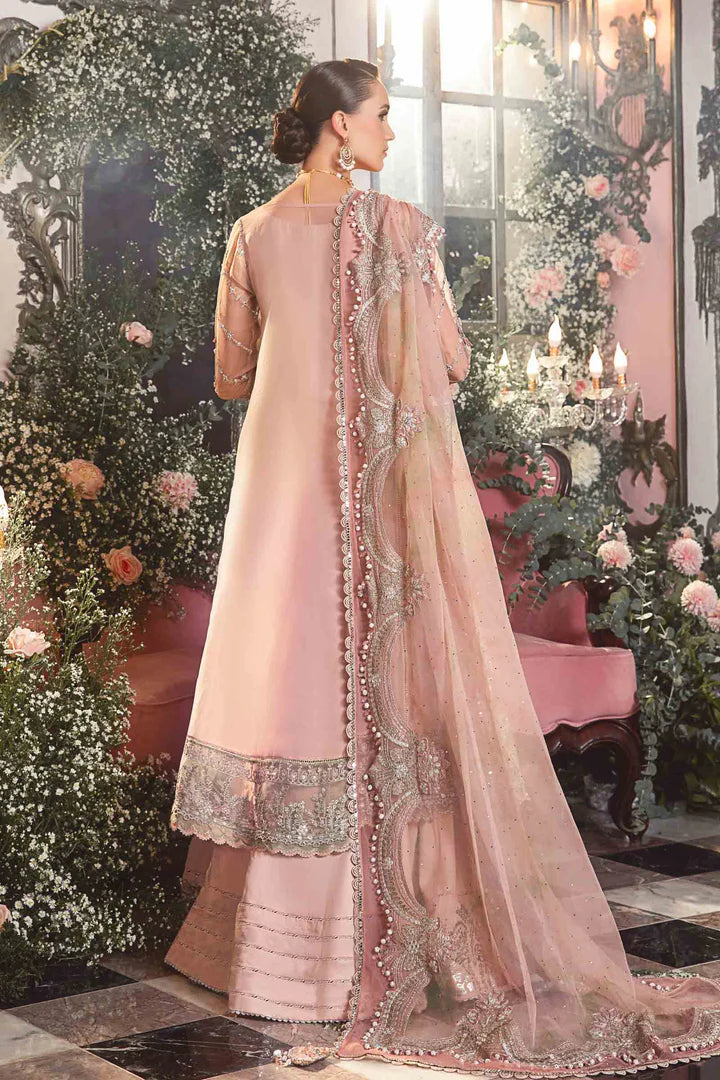 Maria B Unstitched MBROIDERED | Pastel Pink BD-2706