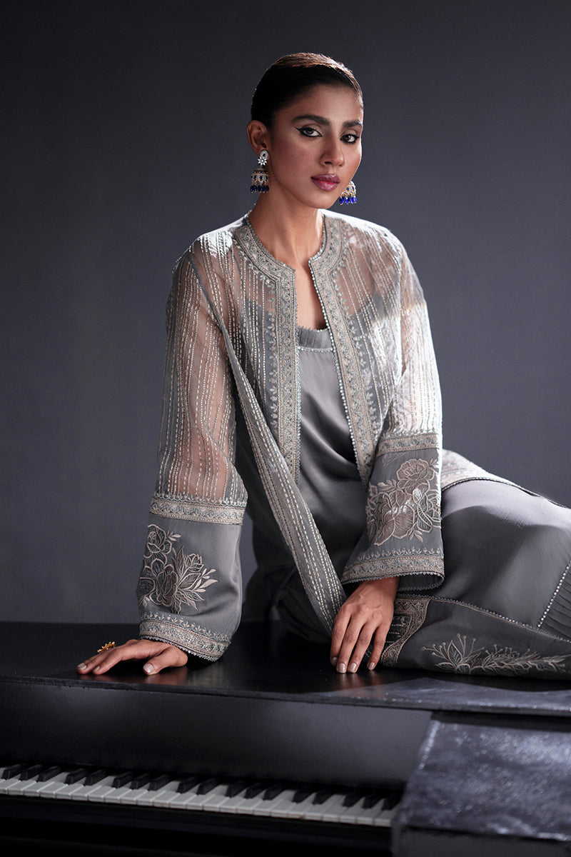 Grey Elegance | Chai Coffee A/W’25 | Mohsin Naveed Ranjha