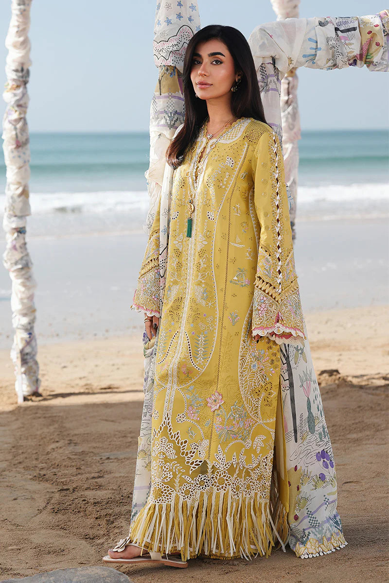 SA-07 HIRA | Qalamkar - Sahil Luxury Lawn’26