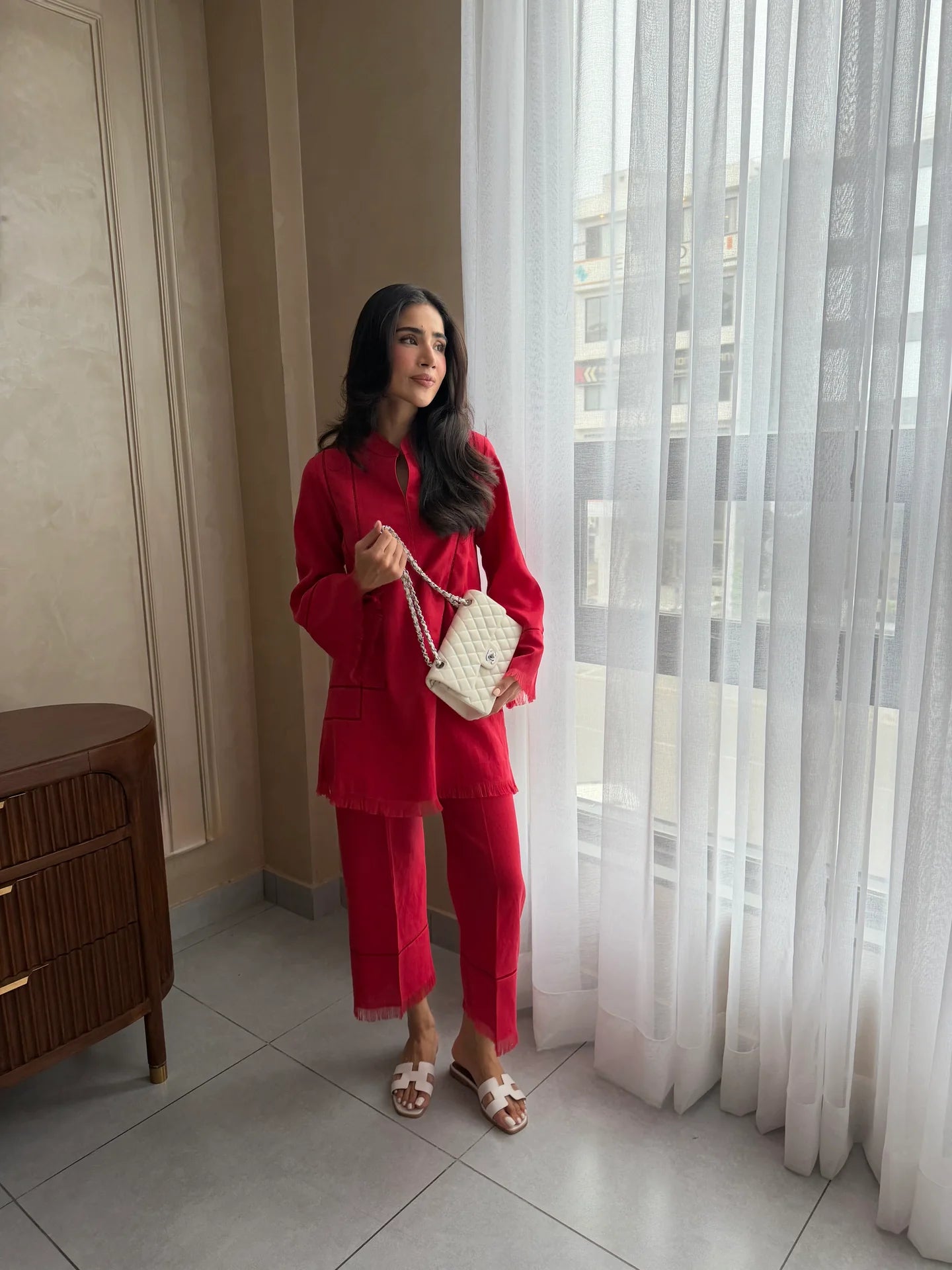 POPPY RED NEW CARLO | Sak Atelier