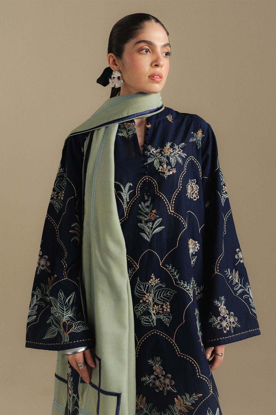 AMBER-1B | Coco Winter Unstitched’25 | Zara Shahjahan
