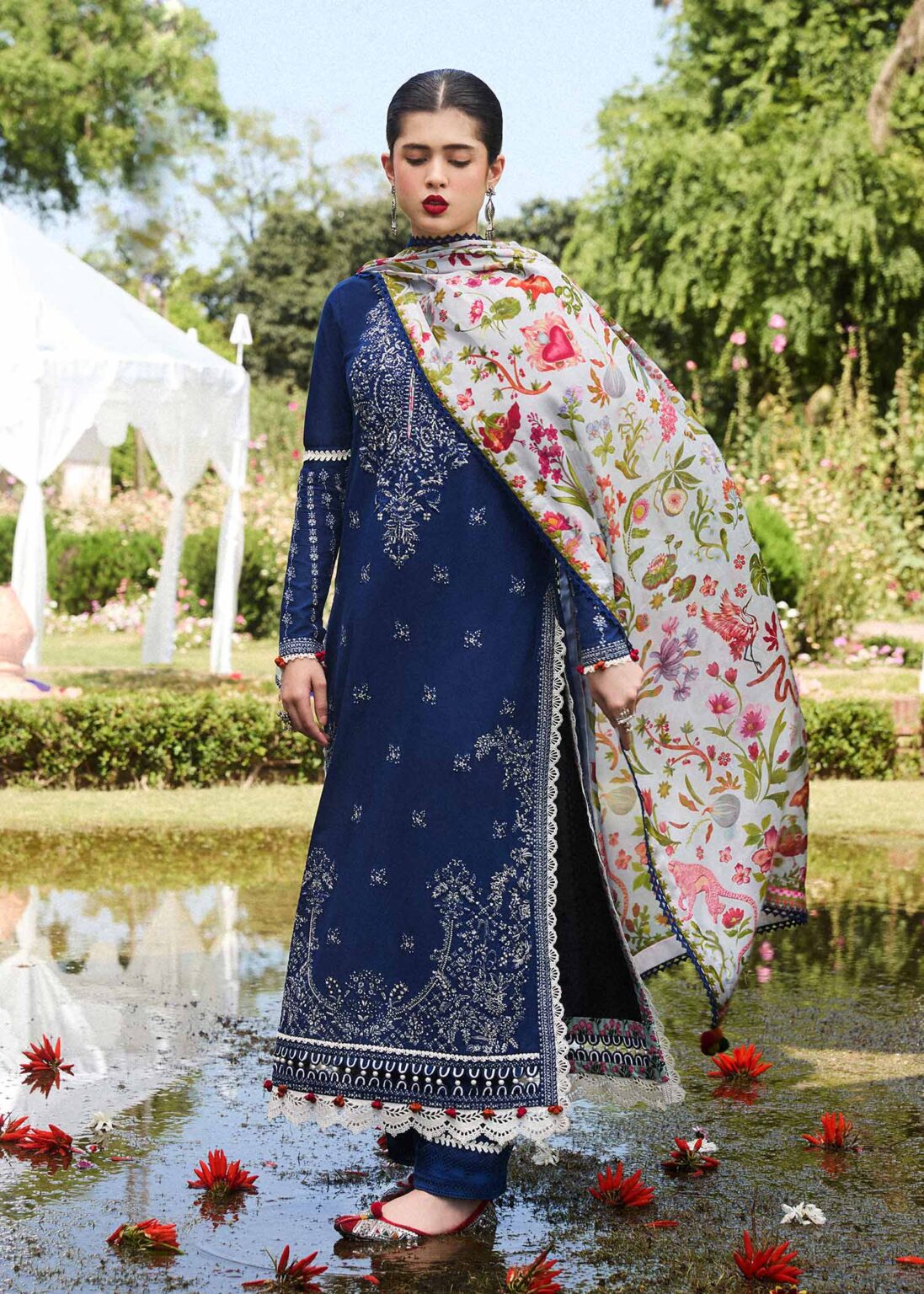 Cyan |Hussain Rehar Summer Lawn 2024