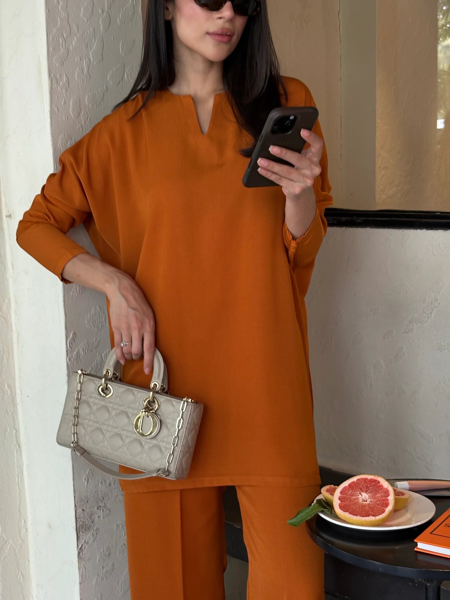 Burnt Orange Gabby Set | SAK ATELIER