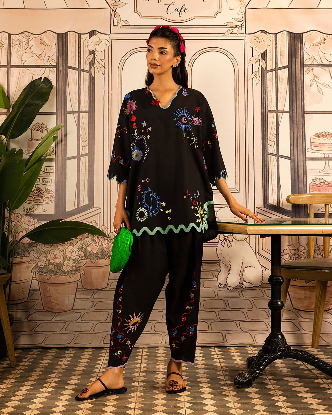 Black | Safi & Me | SANA SAFINAZ (RTS)