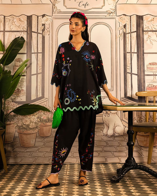 Black | Safi & Me | SANA SAFINAZ (RTS)