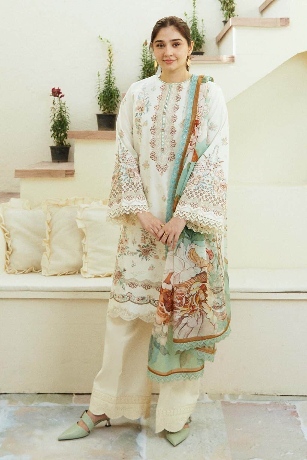 Coco Eid Edition by Zara Shahjahan 2024 | IVORY-D10