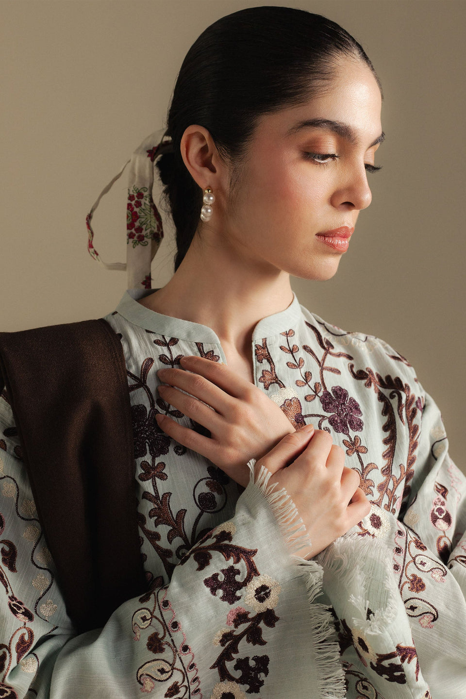 BREEZE-7A | Coco Winter Unstitched’25 | Zara Shahjahan