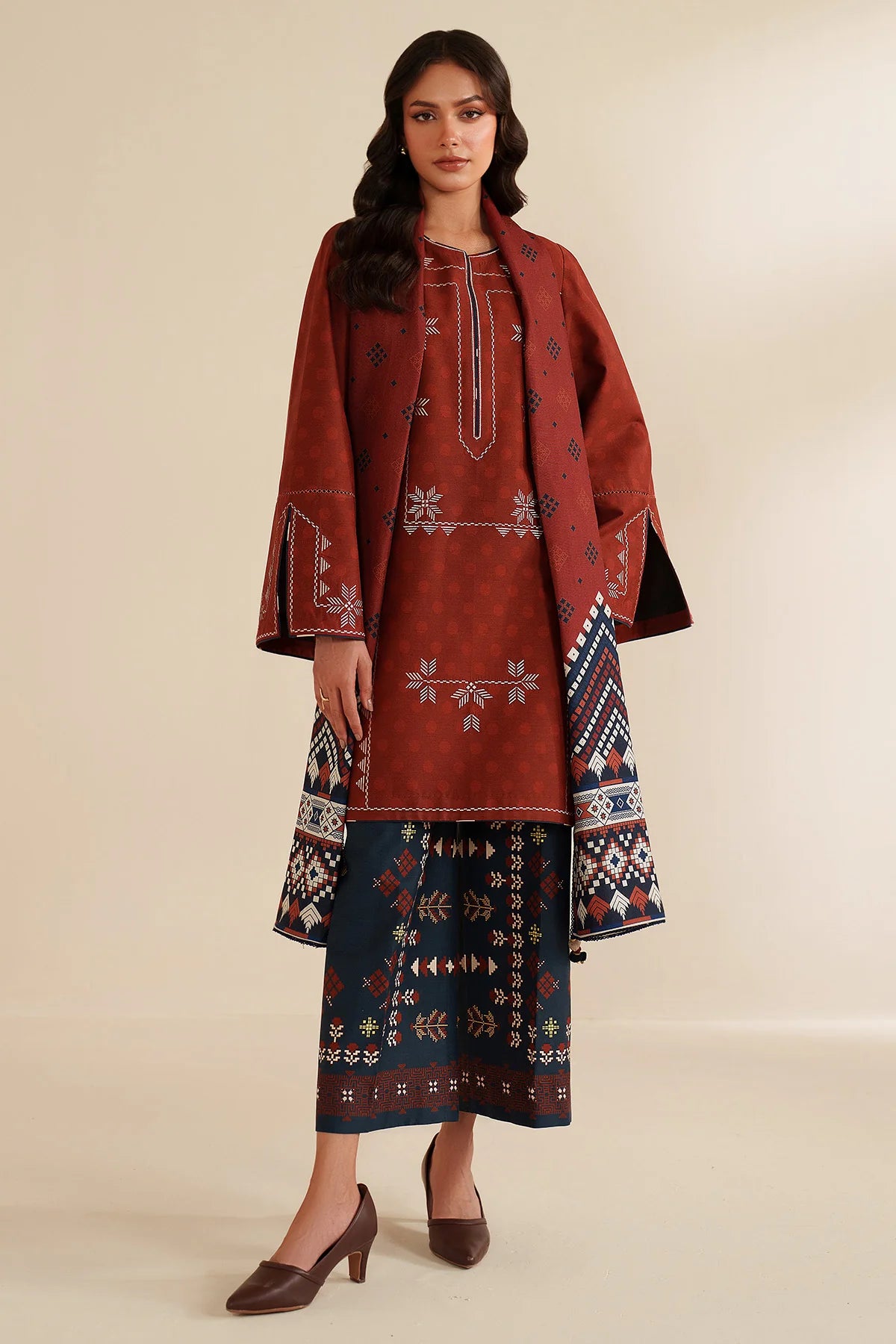 JZ-UW-D0194-0 | EMBROIDERED PREMIUM VISCOSE | Jazmin