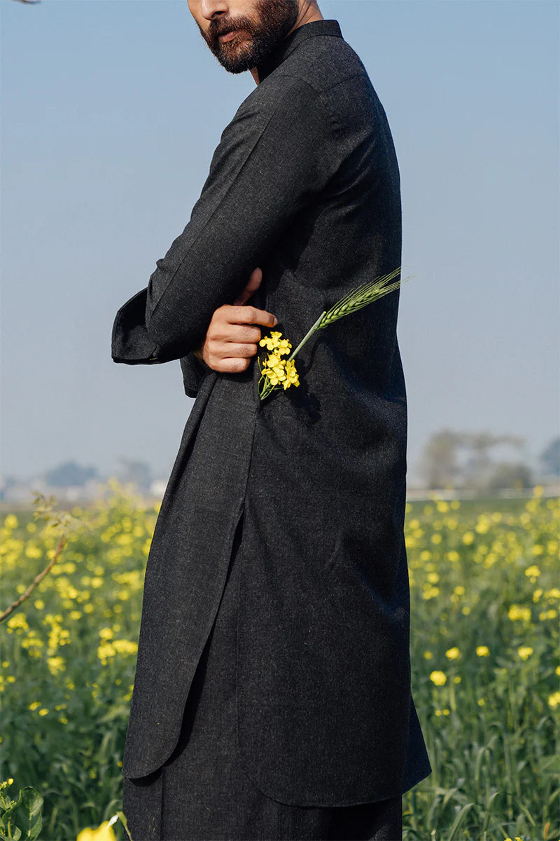 Classic Black Shalwar Kameez | REPUBLIC MENSWEAR