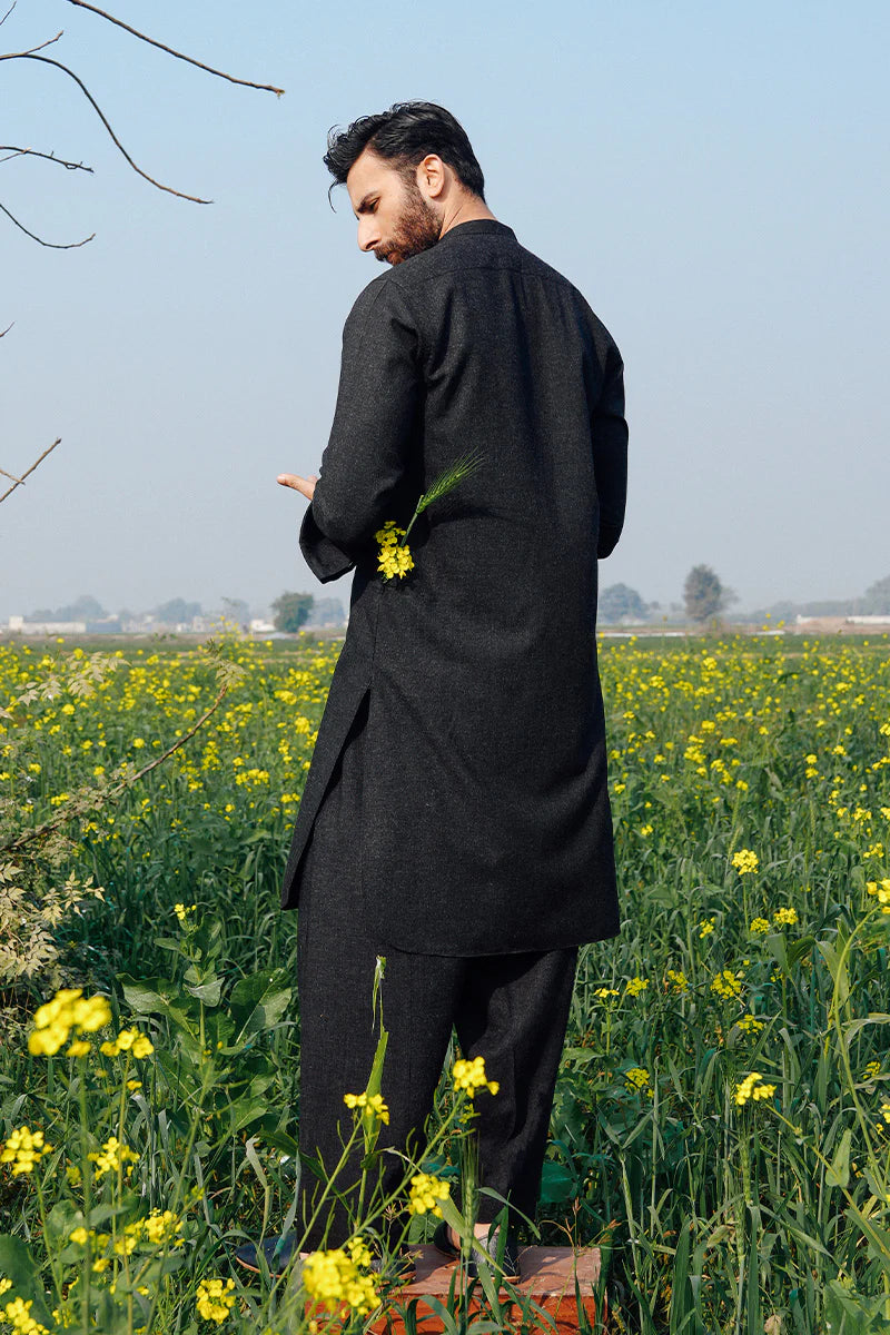 Classic Black Shalwar Kameez | REPUBLIC MENSWEAR