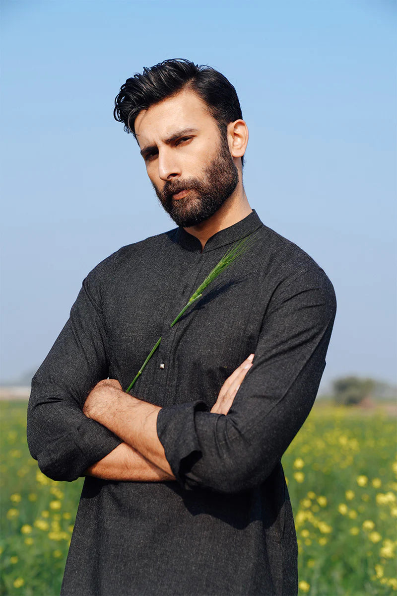 Classic Black Shalwar Kameez | REPUBLIC MENSWEAR