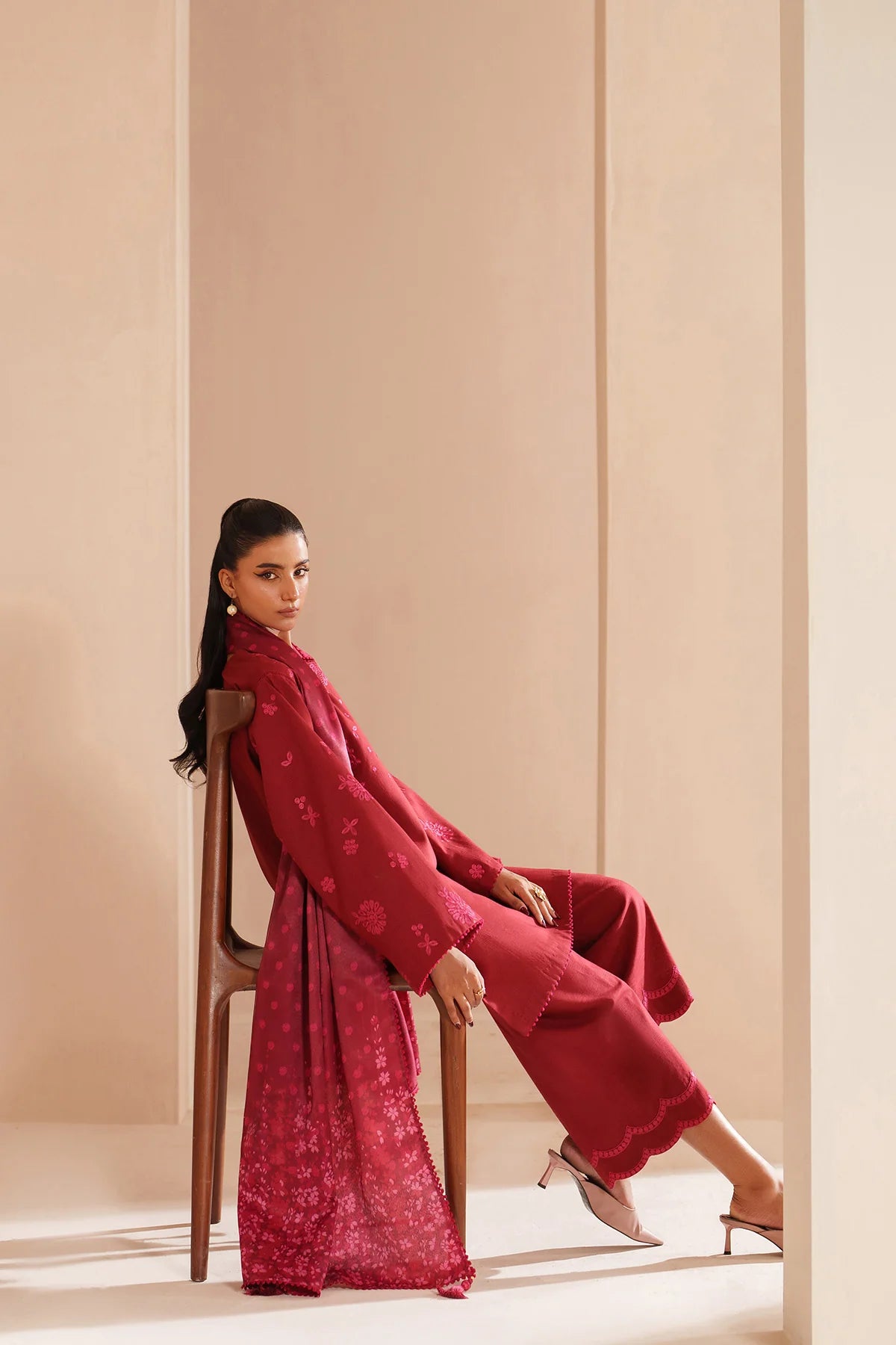 JZ-UW-D0241-0 | EMBROIDERED KHADDAR | Jazmin