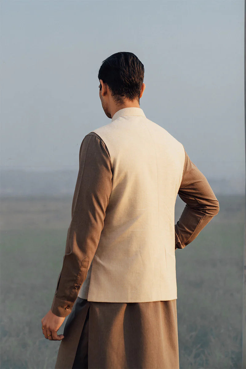 Beige Waistcoat | REPUBLIC MENSWEAR